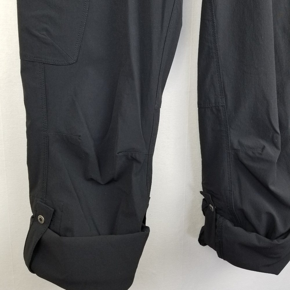 New The North Face Black Outdoor Tab Hem Hiking Activewear Pants Size 4 - Picture 6 of 14